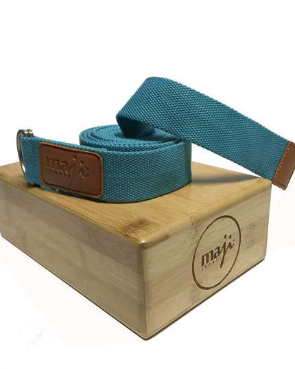 Bamboo Yoga Block & Strap Combo