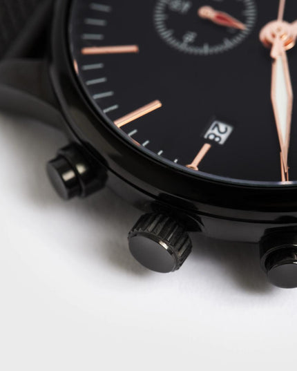 Men's Steel Mesh-Belt Watch