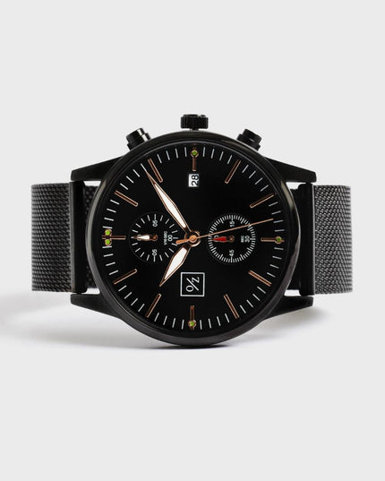 Men's Steel Mesh-Belt Watch