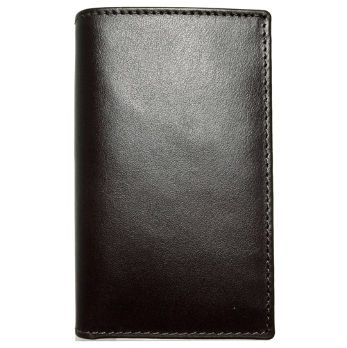 Mini Buffed Leather Billfold Wallet Black