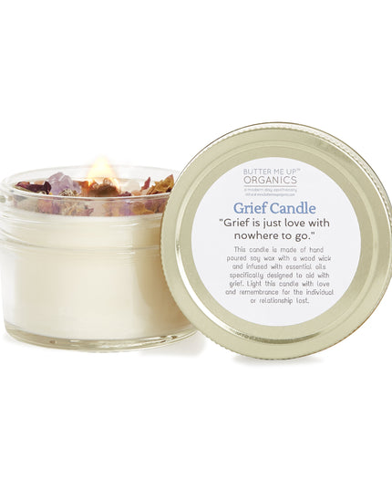 Grief Candle / Intention Candle / Essential Oil Candle / Soy Wax