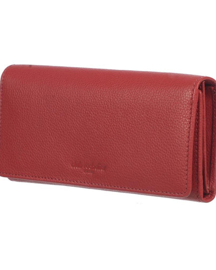 Ladies Full Leather Clutch Wallet with Gusset Pocket