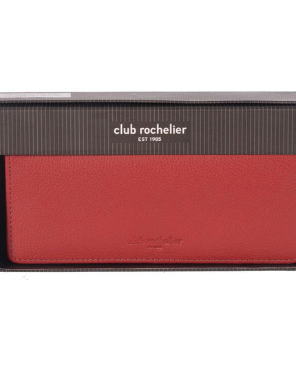 Ladies Full Leather Clutch Wallet with Gusset Pocket