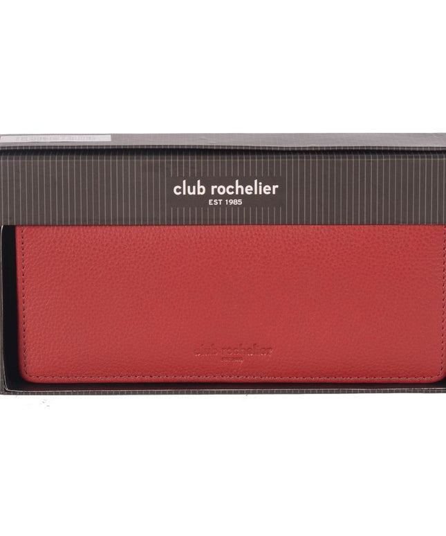 Ladies Full Leather Clutch Wallet with Gusset Pocket