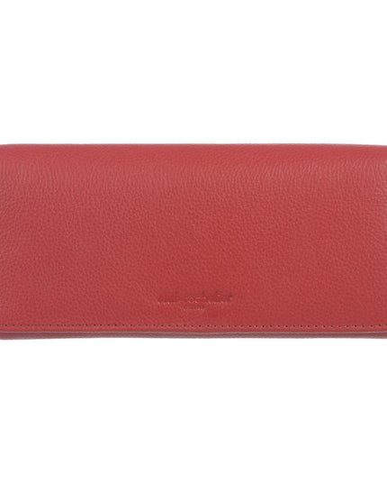 Ladies Full Leather Clutch Wallet with Gusset Pocket