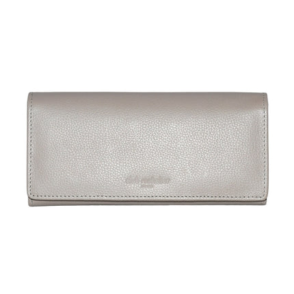 Ladies Full Leather Clutch Wallet with Gusset Pocket