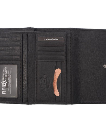 Ladies Medium Full Leather Clutch Wallet