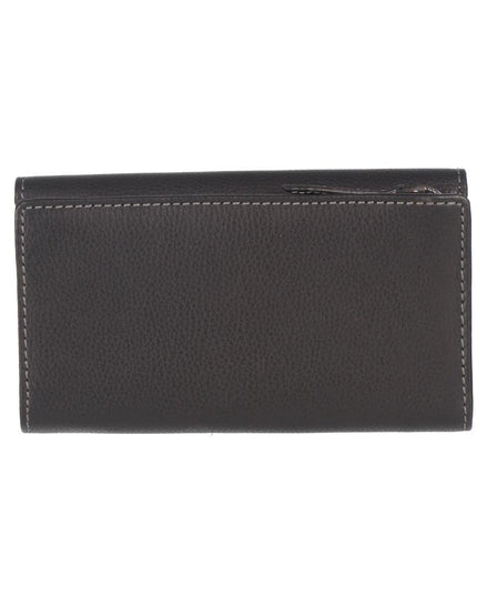Ladies Medium Full Leather Clutch Wallet