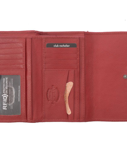 Ladies Medium Full Leather Clutch Wallet