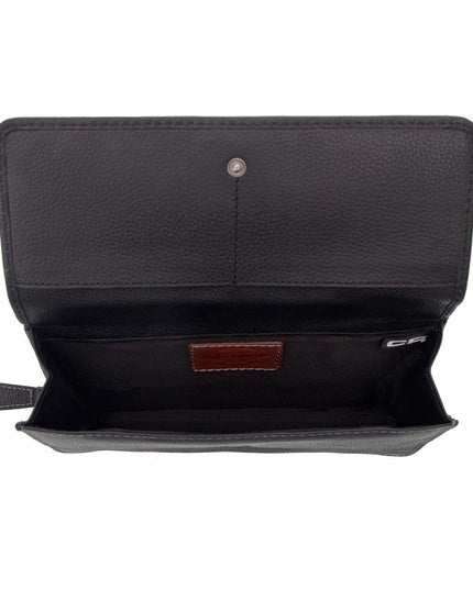 Ladies Large Full Leather Wallet on String