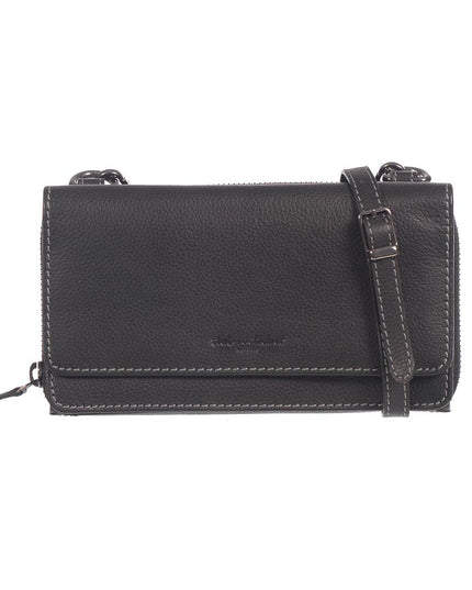 Ladies Large Full Leather Wallet on String
