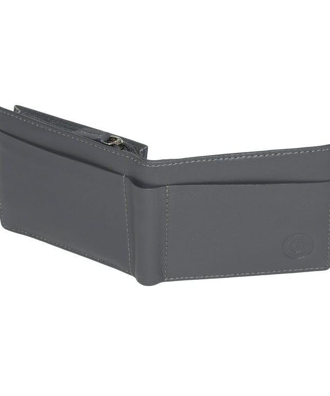 Men's Wallet with Zippered Pocket