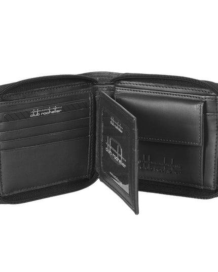 Men's Zip Around Billfold Wallet