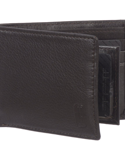 Men's Leather Slim Fold Wallet