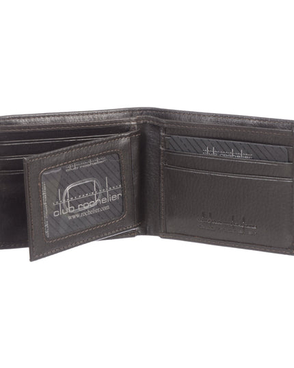 Men's Leather Slim Fold Wallet