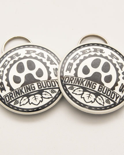 Original Beer Paws Glow in the Dark Bottle Opener for Dog Collars and