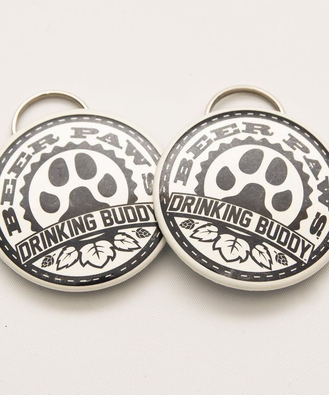 Original Beer Paws Glow in the Dark Bottle Opener for Dog Collars and