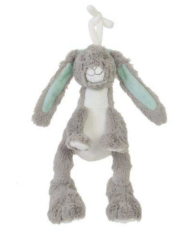Grey Rabbit Twine no. 1 Plush Animal by Happy Horse
