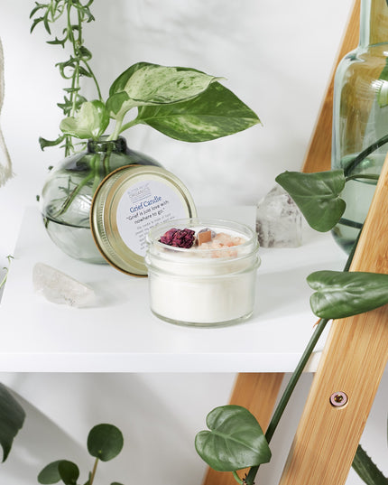 Grief Candle / Intention Candle / Essential Oil Candle / Soy Wax