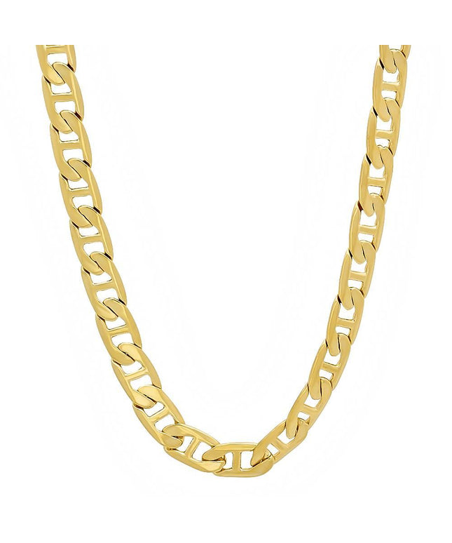 14K Yellow Gold Plated Brass Classic Guci Chain
