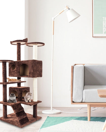 Cat Climbing Sisal Rope Tower