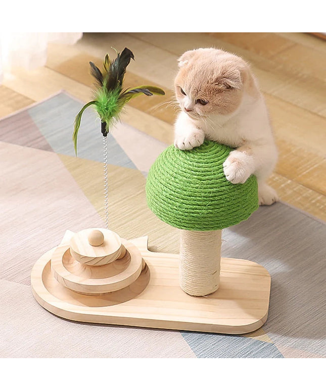 Pet Tree Scratching Post with Toy