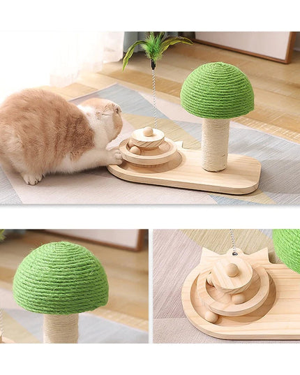Pet Tree Scratching Post with Toy
