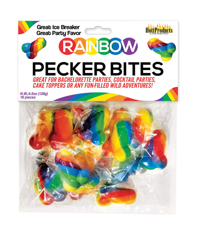 Rainbow Pecker Bites 16pcs