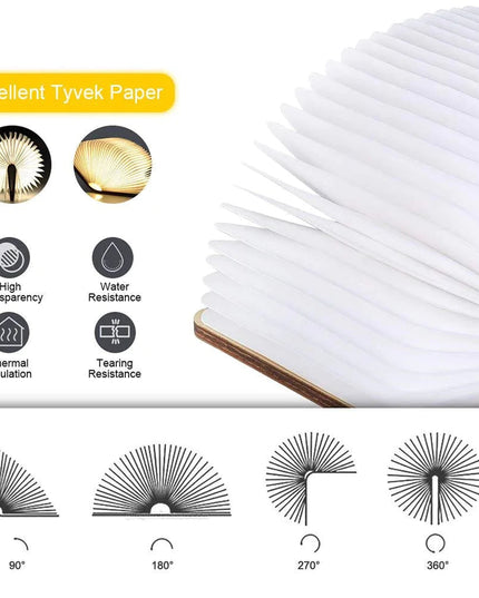 Portable LED Book Decor Night Light