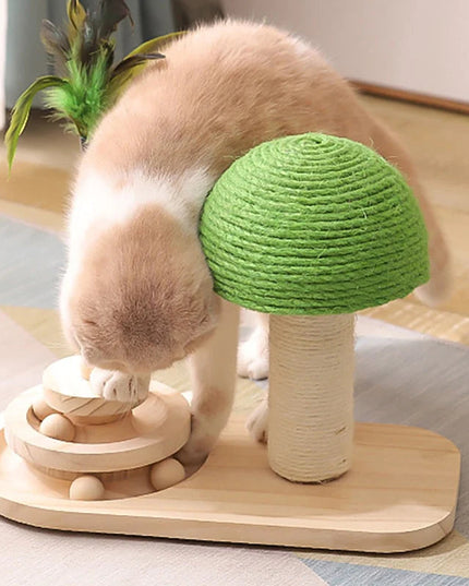 Pet Tree Scratching Post with Toy