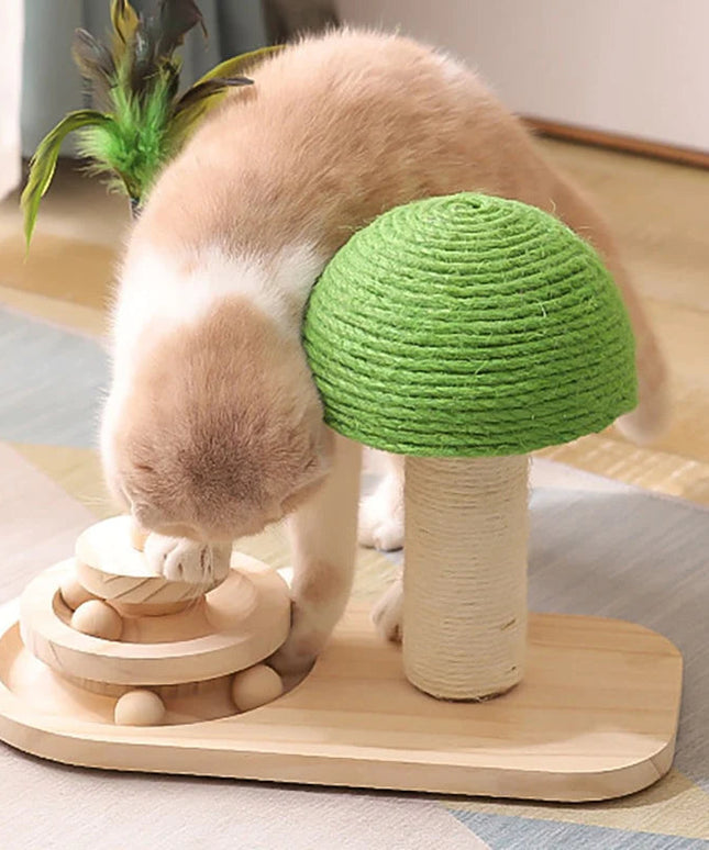 Pet Tree Scratching Post with Toy