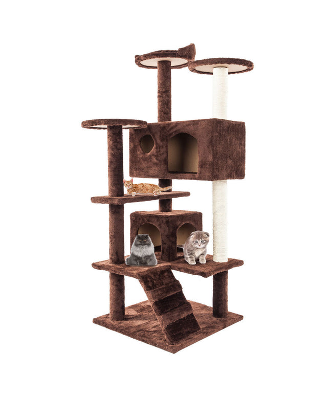 Cat Climbing Sisal Rope Tower