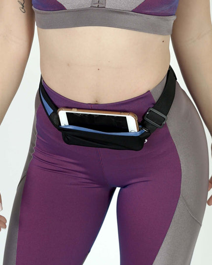 Stride Dual Pocket Running Belt and Travel Fanny Pack for All Outdoor