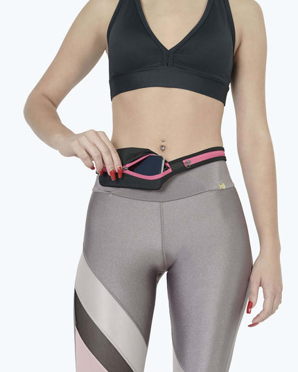 Stride Dual Pocket Running Belt and Travel Fanny Pack for All Outdoor