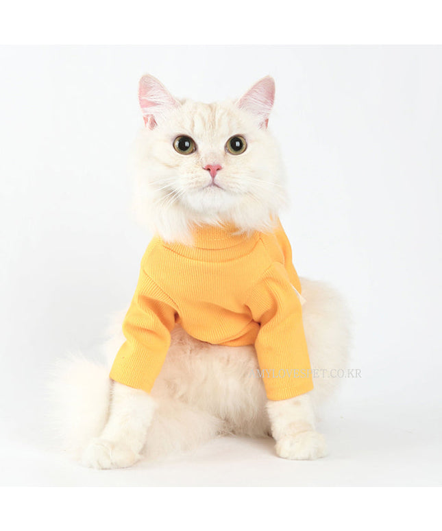 Label Turtleneck Yellow