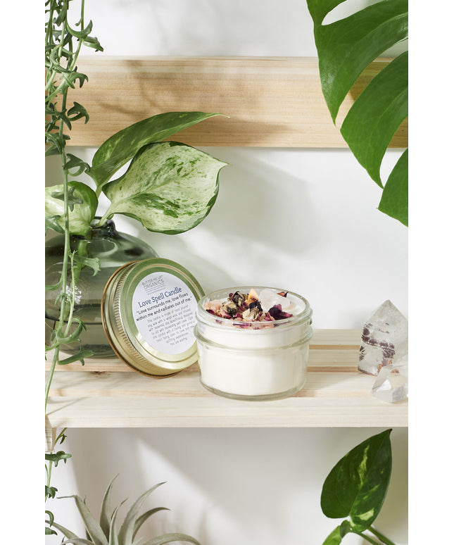 Love Spell / Intention Candle/ Ritual Candle / Love and Light / Rose