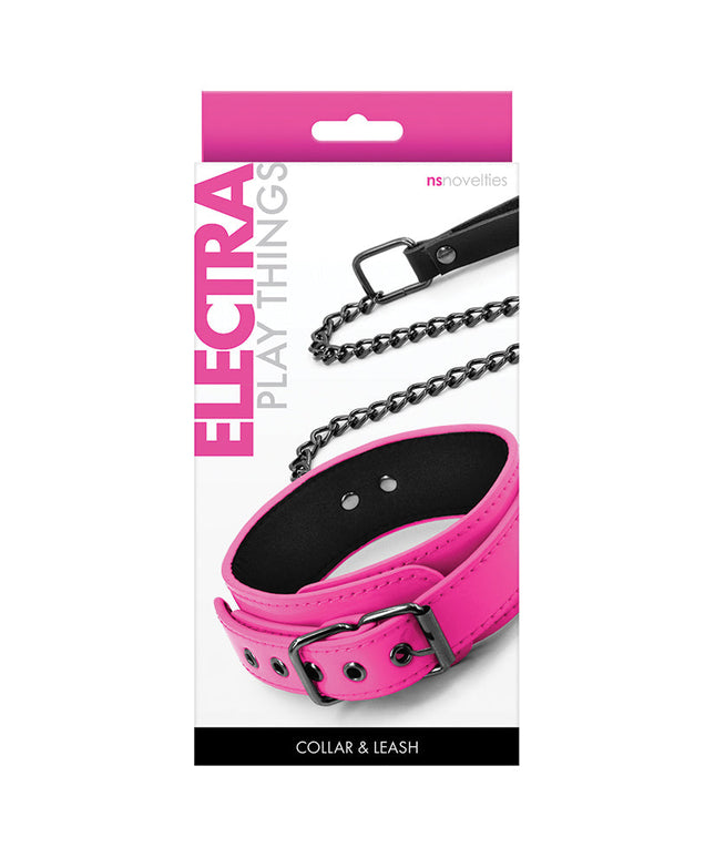 Electra Collar and Leash-Pink