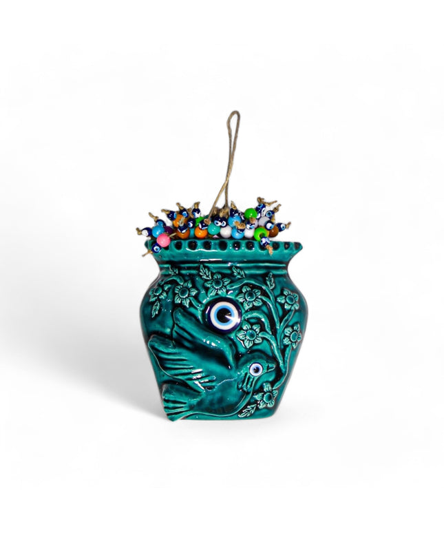 Ceramic Wall Decoration – Iznik, Turquoise Evil Eye – 16cm