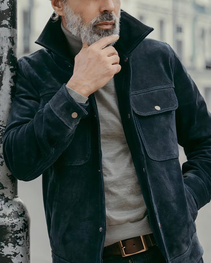 1.A. Casual And Fashionable Solid Color Jacket For Men