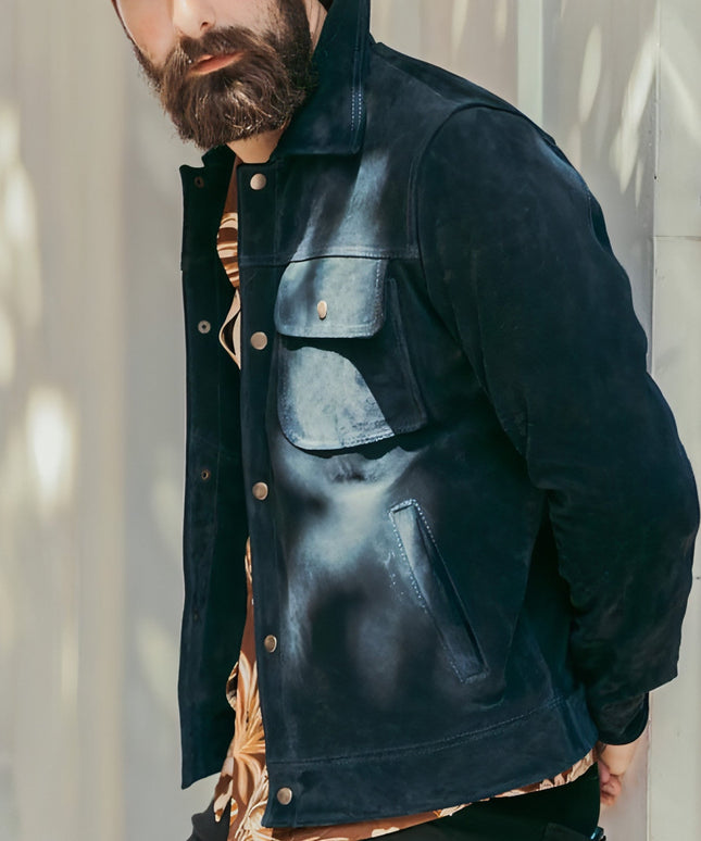 1.A. Casual And Fashionable Solid Color Jacket For Men