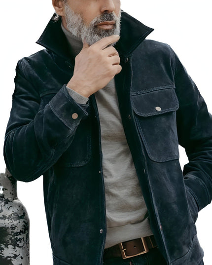 1.A. Casual And Fashionable Solid Color Jacket For Men