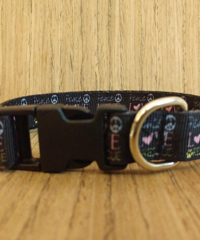 Collar/ Small/ Peace Love and Rescue