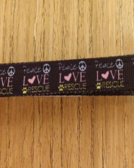 Collar/ Small/ Peace Love and Rescue