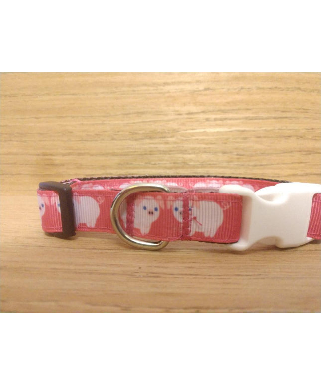 Collar/ Small/ Pink Pigs Small