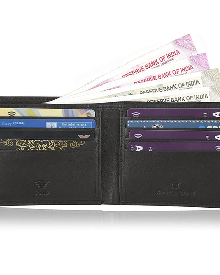 Mens RFID Bifold Wallet | Leather Wallets For Men | RFID Blocking |