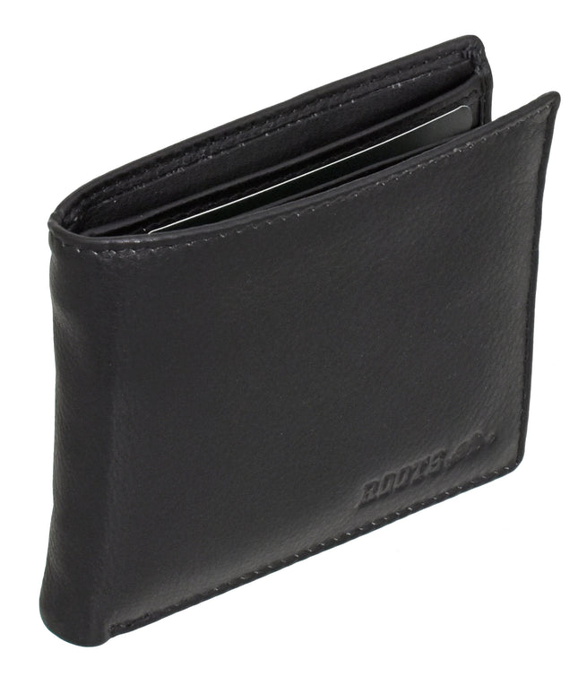 Men's Leather Slimfold RFID Wallet with Removable Passcase