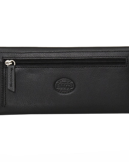 Ladies Leather Slim Clutch Wallet