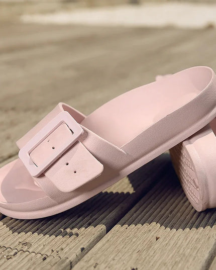Square soft sole comfort slippers