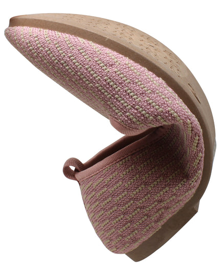 SOBEYO Women's Ballet Flats Sweater Soft Rubber Sole Shoes Beige Suede