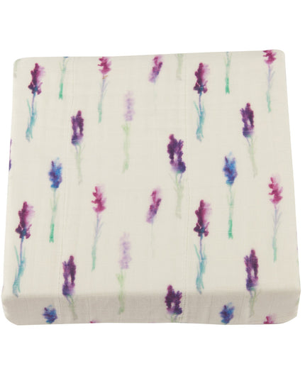 Lavender and White Newcastle Blanket